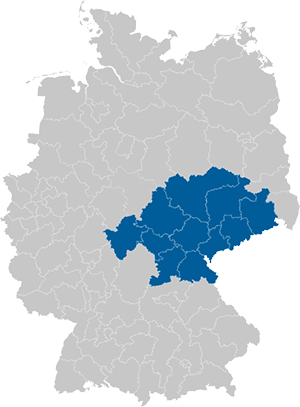 Vertriebsgebiet Deutschland Ost
