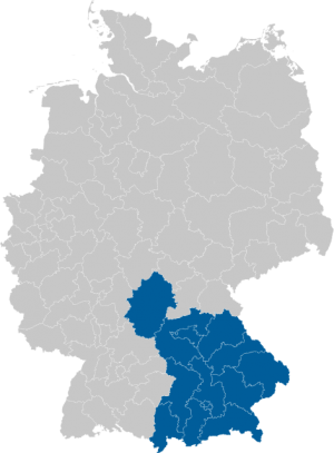 Vertriebsgebiet Deutschland Süd-Ost
