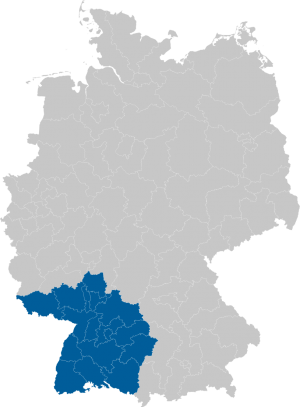 Vertriebsgebiet Deutschland Süd-West